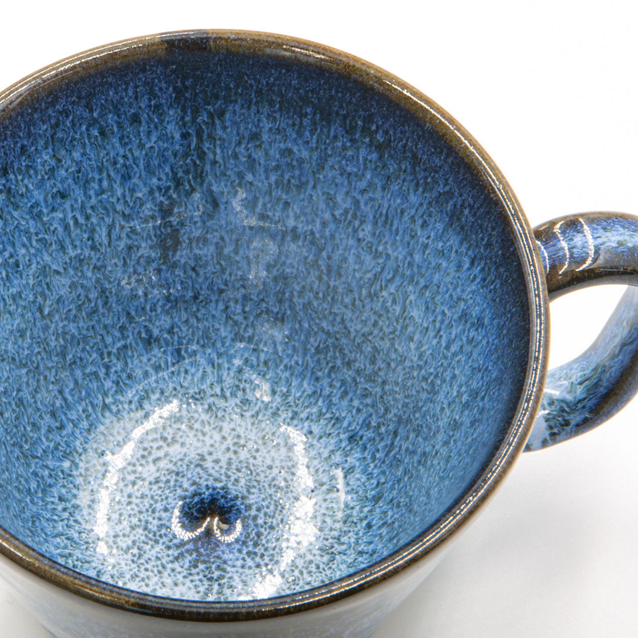 生涯を添い遂げるマグ 新庄東山焼 レギュラー ブルー マグカップ コーヒーカップ 陶器 日本製 山形 image number 5
